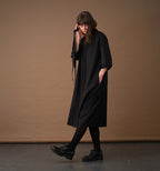 Maitlandmeg Svala Chalk Stripe Shirt Dress