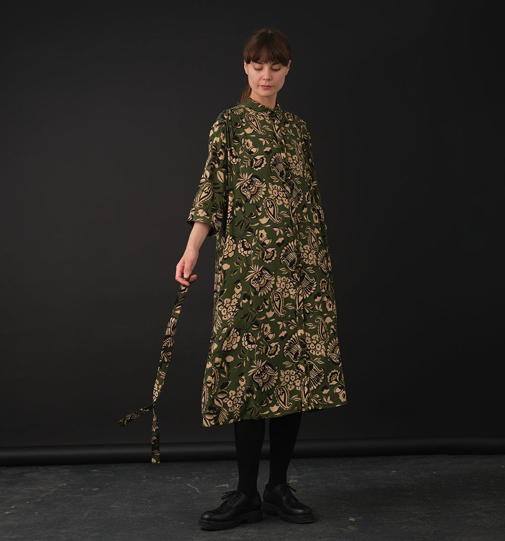 Maitlandmeg Svala Lotus Shirt Dress