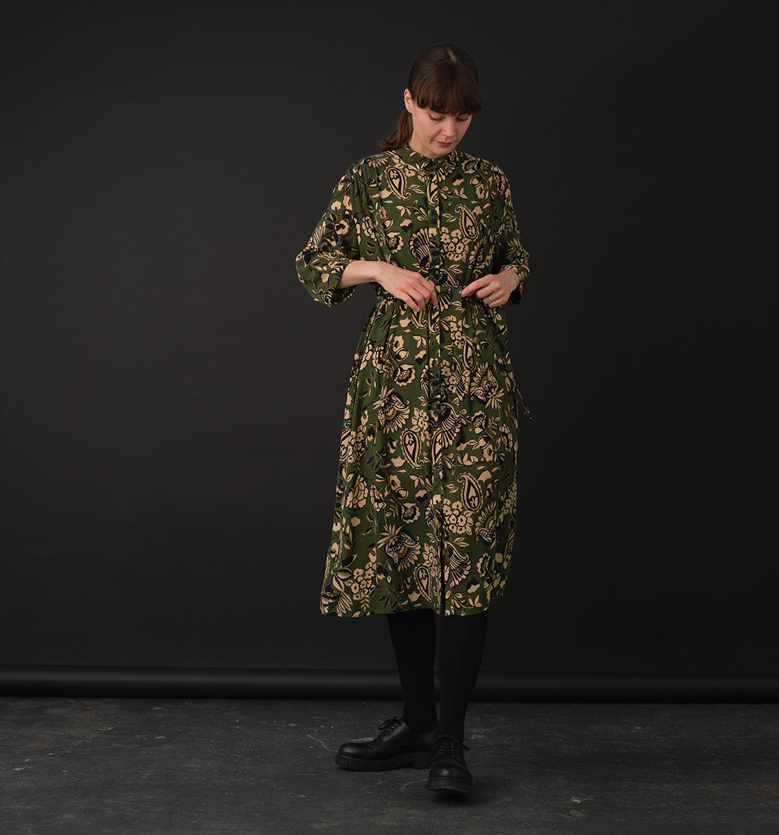 Maitlandmeg Svala Lotus Shirt Dress